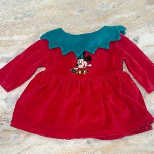 Disney VINTAGE Red MINNIE Kids dress size 6 months VINTAGE AMAZING